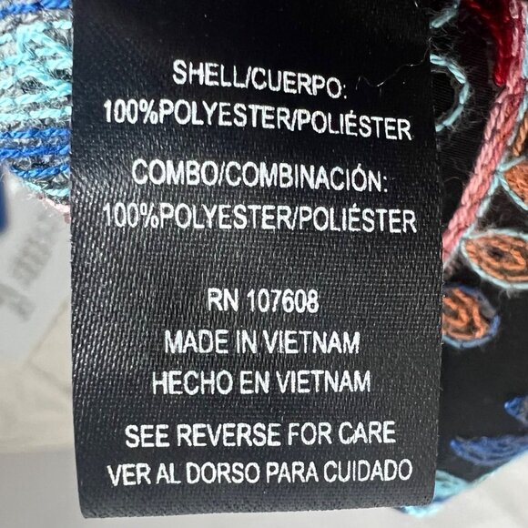 Nicole Miller Black Boho Embroidered Off The Shoulder Mini Dress 10 Flowy Whimsy - Picture 10 of 11